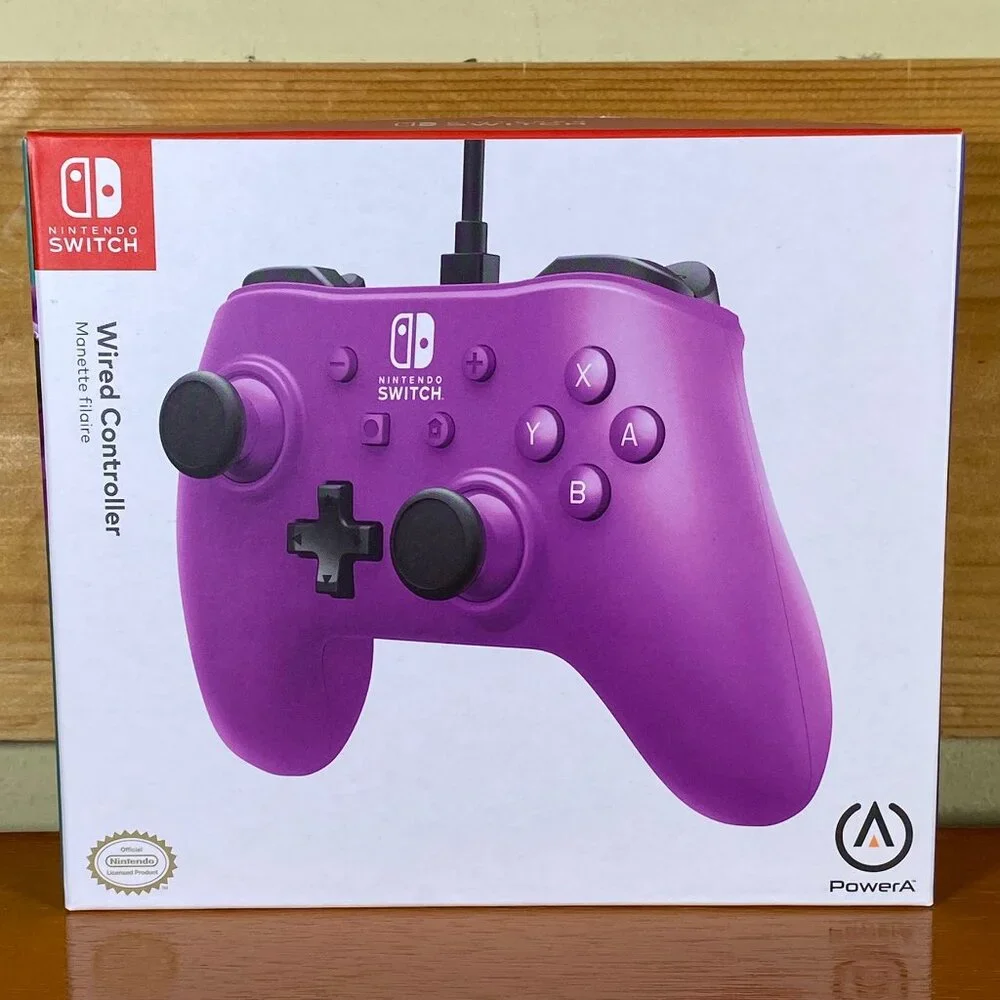 PowerA - Wired Controller for Nintendo Switch - Grape Purple